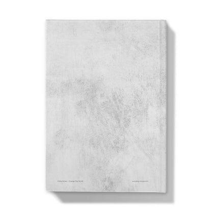 Big Moves - White Painted Hardback Journal - Big Moves